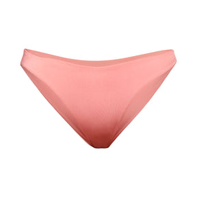 Vintage pink classic bikini bottoms with an extra soft touch, fine lining and thick feel. Made sustainably and ethically in Europe from finest polyamide. Perfected fit for every body shape.