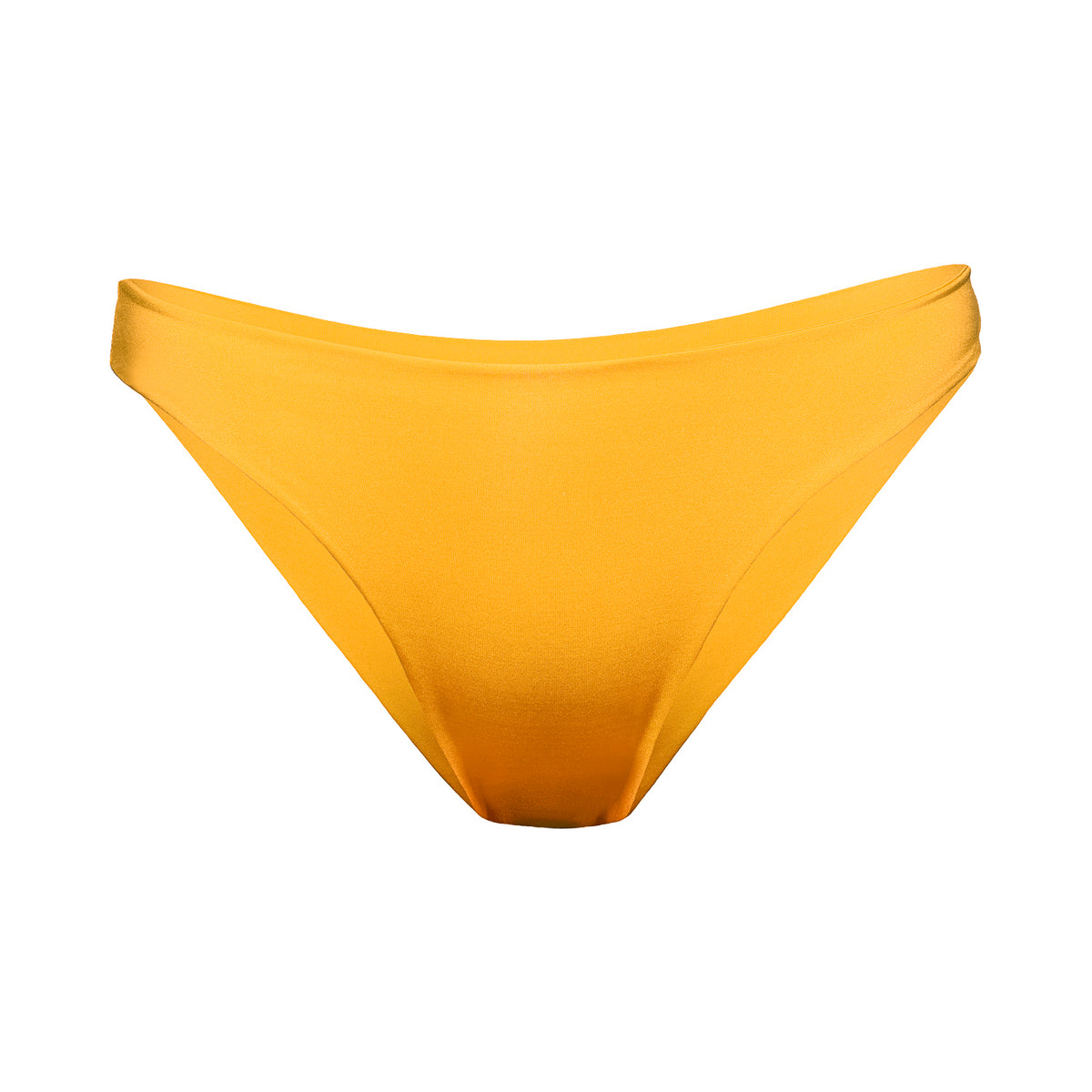 Citrus yellow classic bikini bottoms with an extra soft touch, fine lining and thick feel. Made sustainably and ethically in Europe from finest polyamide. Perfected fit for every body shape.