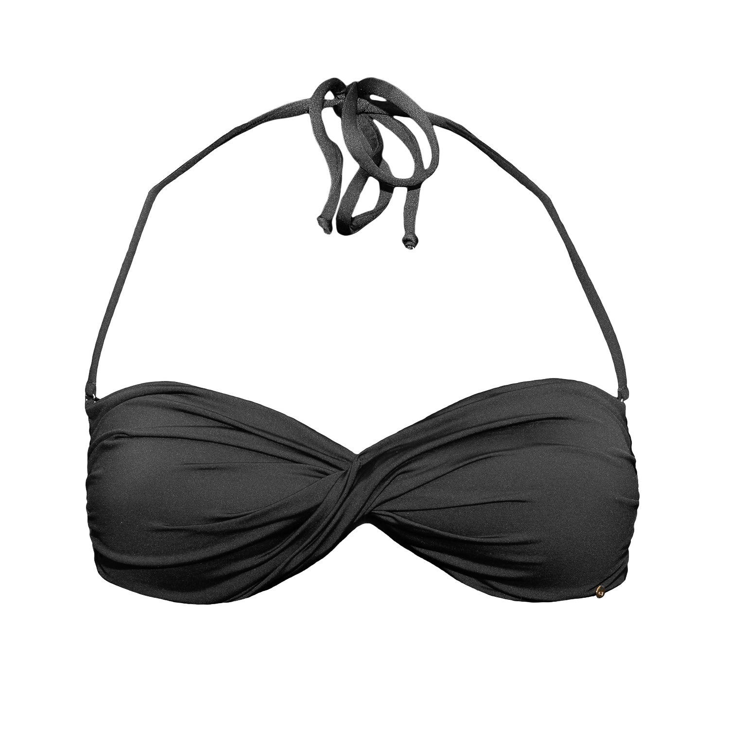 Bandeau bikini top with an extra soft touch, fine lining and thick feel. Made sustainably and ethically in Europe from finest polyamide. Perfected fit for every body shape.